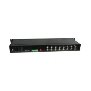 China 10 100 1000M Optical Media Converter 16 Channel Digital Video Data Transfer Over Single Fiber supplier