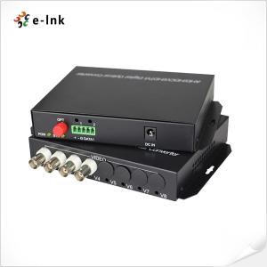 China 4 Channel HD-Video over Optical Fiber Transmitter and Receiver with Transmission technology wholesale