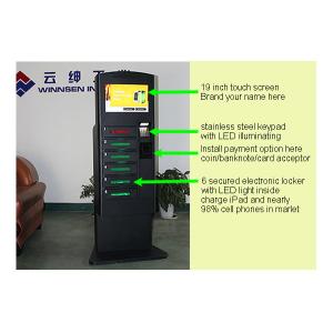 China Customized Cell Phone Charging Station With Metal Keypad And LED wholesale