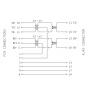 Base-T d'ARJP11C-MASD-AB-A-FMU2 Rj45 10/100, AutoMDIX, puissance au-dessus d