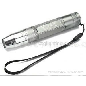 China long lighting time Q5 CREE 5W 350lum LED flashlight with rechargeable li-ion battery supplier