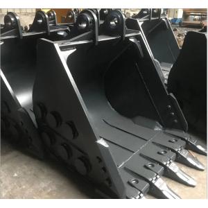 China Cubo de piedra personalizado Q355B cubo limpio estándar para excavadora supplier