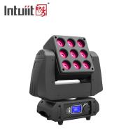 China IP20 LED Stage Light Pixel 9*10W 4 In 1 RGBW LED Moving Matrix Beam Effect DJ Lighting on sale