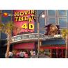 Large Screen Fog Smell Fire 4-D Movie Theater Simulation For Theme Park
