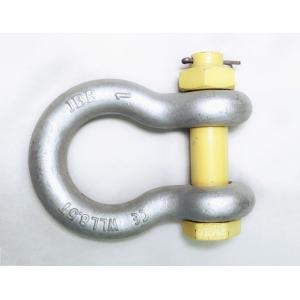 China 1 Inch WLL 8.5 Tonne Alloy Steel Safety Pin Shackle wholesale