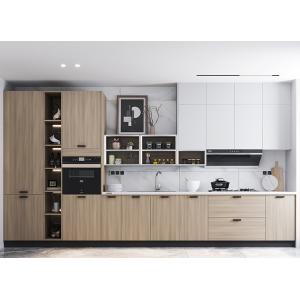 Armarios de cocina laminados, corredores cercanos suaves del cajón, diseño del armario de cocina e instalación