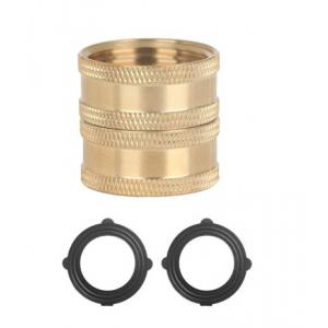 3/4 Inch Garden Water Hose Double Female Swivel Brass Adapter GHT Thread Connector Fitting