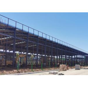 Large Span Prefabricated Steel Structure Building Food Storage Warehouse