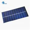 China ZW-18081 Customized Mini Solar Panels 2W High Conversion Solar Cell Phone Charger 5.5V wholesale