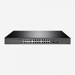 400W Layer 2+ 24 Port Gigabit Switch Steel Shell Heat Dissipation