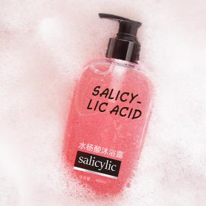 GMPC Salicylic Acid Body Wash Anti Acne Shower Gel OEM Beauty Shampoo