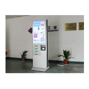 China 43 Inch Advertising Wireless Mobile Phone Charging Station With 4 Lockers supplier