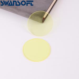 Manufacture Custom Optical 470nm LongPass Yellow Glass JB470 GG475 Filter Discs  470nm Pale Yellow Glass Optical Filter