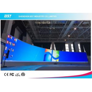 China P1.923mm HD Curved LED Screen , Round Fixed LED Video Display Screen 4K supplier