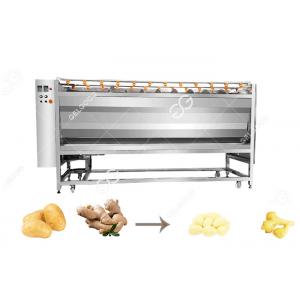 200-3000kg/T Customizable Commercial Potato Ginger Cleaning And Peeling Machine With Factory Price