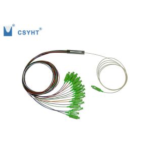 China Entrada e saída do cabo do divisor da fibra ótica da maneira do PLC 16 com o conector do SC APC supplier