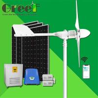 China Single / Three Phase Solar Hybrid Eolic Grid Tied Wind Generator 2KW on sale