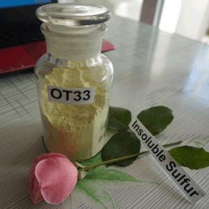 China Insoluble Sulphur OT33, CAS:9035-99-8 wholesale