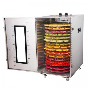 16 Trays Commercial Fruit Drying Machine 1.8kw Vegetable Dehydrator Machine