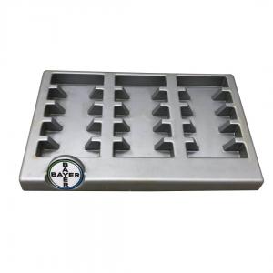 China Silver Bayer Brand Custom Pop Display ,  Vacuum Formed Tray Countertop Display supplier