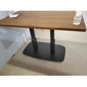 Square / Rectangle Counter Height Table Base Sandy Texture Bar Table legs For Restaurant