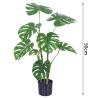 China Resistencia artificial plástica del viento de la planta de Monstera de la altura hecha a mano del 145cm wholesale