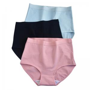 China Antistatic Women Cotton Panties , Antibacterial 100 Cotton Seamless Underwear supplier