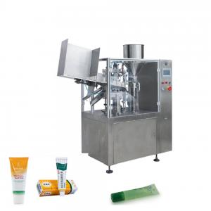 China Toothpaste Tube Filling Sealing Machine With Cream Lotion Bottling With Spray Shampoo supplier