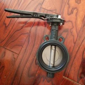 Backwater Valves Wafer Type JIS API 150LB PN16 Korea Butterfly Valve for Water Oil and Gas