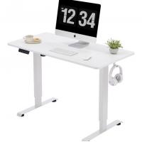 China Wooden Kid's Study Table with Single Motor Height Adjustable Writing Desk in Zhejiang on sale