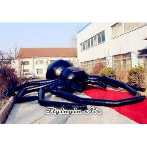 China Super Black Inflatable Spider for Halloween Party, Concert, Stage and Buildings supplier