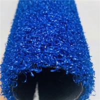 China Coloured Blue Yarn Padel Tennis Court Artificial Grass 15mm on sale