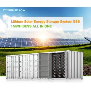 China Solar Power LFP Battery Energy Storage Station 150kW Output Plant Type supplier