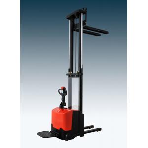 2 Stage STD Stand On Pallet Stacker Forklift With 24V Battery Voltage CE / ISO