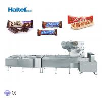 China PLC Automatic Chocolate Packing Machine Candy Bar Packaging Machine 900bag/Min on sale