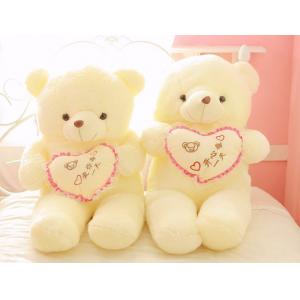 holding heart teddy bear, china plush toy animals, animal teddy bears