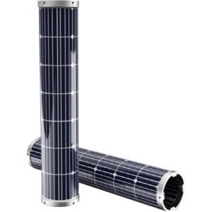 China 267x235.5x1100mm DLC IP65 Cylinder Solar Lights Smart Sensor supplier