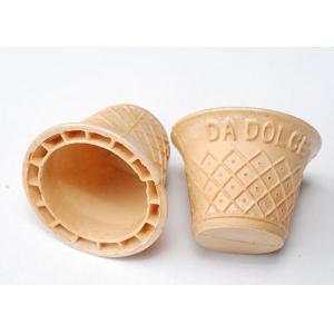 Homemade Wafer Cones For Ice Cream / Waffle Cone Bowls with Custom Logo