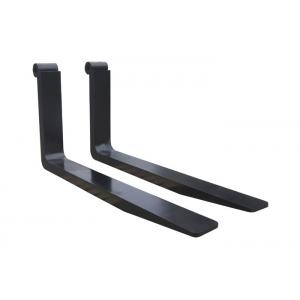 Industrial Forklift Spare Parts Fork Attachments Black Color Customized Size