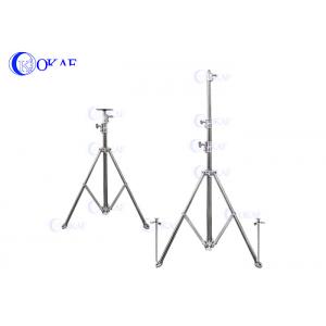 Manual Lifting Tripod Telescopic Mast Pole For PTZ Camera