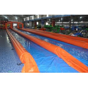 Long Inflatable Water Slide  Digital printing 100x7.5m Size