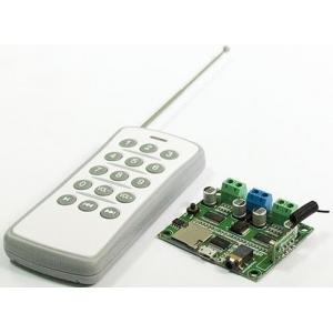 433 Dual Channel Code-to-Code MP3 Remote Control Module 15 Key Combination Broadcasting Wireless Receiving Module 500m