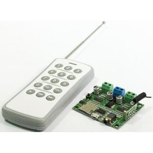 China 433 rádio de controle remoto da transmissão da combinação chave do módulo 15 do MP3 do Código-à-código de duplo canal que recebe o módulo 500m supplier