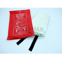 China EN1869 PVC Red Bag Marine Fire Fighting Equipment Fiber Glass Fire Blanket on sale
