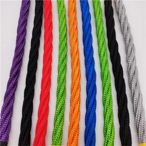Steel Core Combination Wire Rope 4 Strand Polyester Customized For Playground