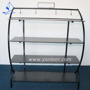 China Free Standing Knock-down Design Cloth Display Stand supplier