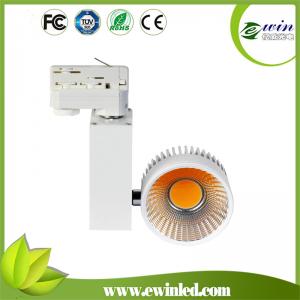 China 2700K 95Ra COB LED Track spotlight 10-60W 3 years warranty supplier