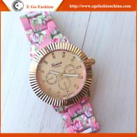 Luxury Branding Watches for Woman Female Dress Watch Geneva Ceramic Watch Rose Wristwatch