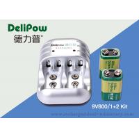 China 9V 800mAh Rechargeable Battery Kit , 6F22 Rechargeable Battery With Charger on sale