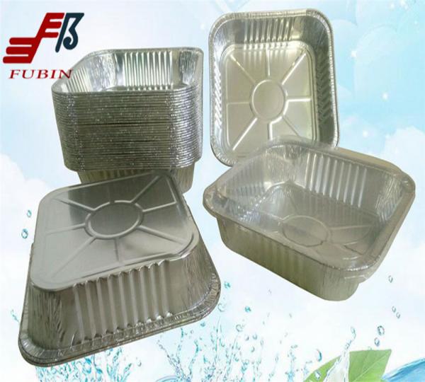 Hygienic Aluminum Foil Food Tray Sushi Packing for Dining Hall